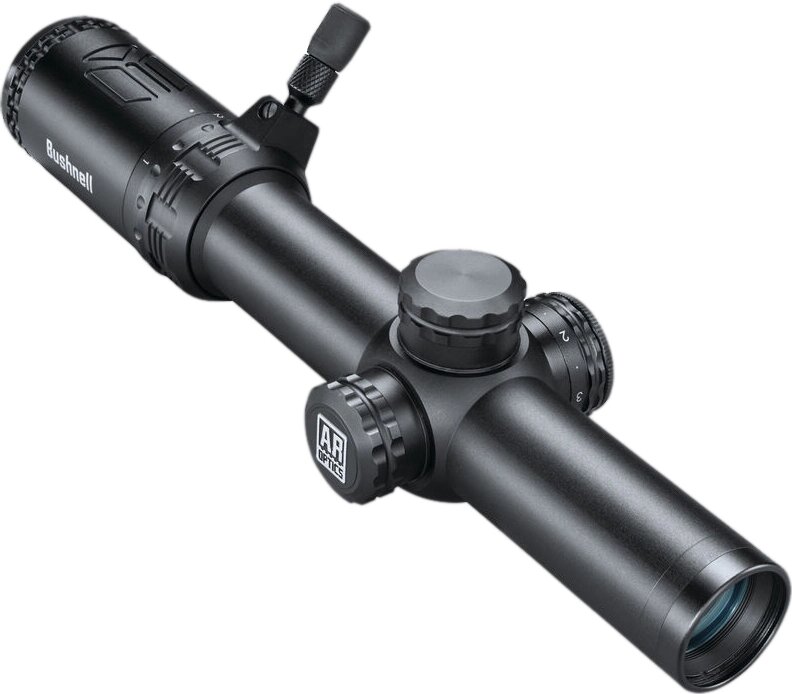 Приціл оптичний Bushnell AR Optics 1-8x24. Cіткa BTR-1 BDC з підсвічуванням Фото 3